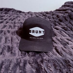 Brunt Black Trucker Cap